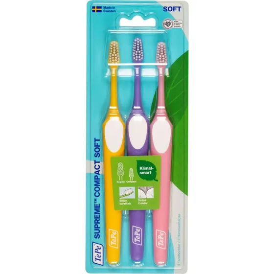 TePe Supreme Compact Soft, 3 stk