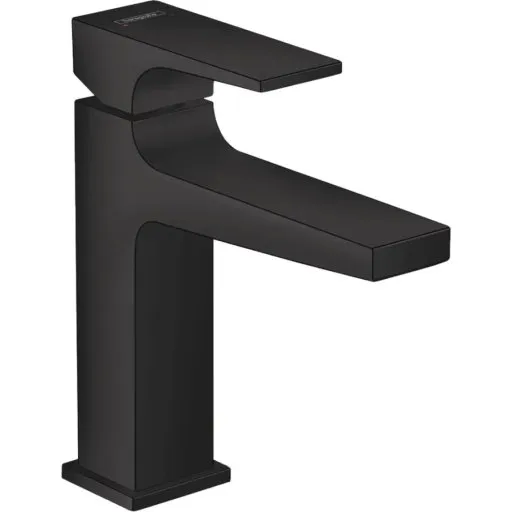 Hansgrohe Metropol 110 armatur, mat sort med bundventil