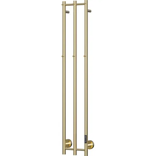 TVS Plus 3 Håndklædetørrer, el, 28x150 cm, børstet guld