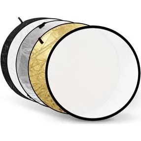 Godox RFT-05 5-i-1 Reflektor (110 cm) - Guld, Sølv, Sort, Hvid, Transparent