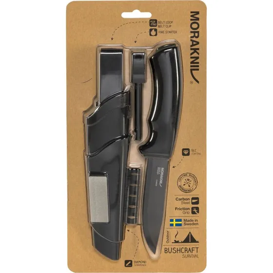 Morakniv Bushcraft Survival Blackblade (109) Sort