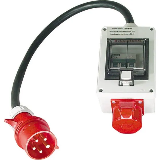 Afsikret Overgang 32/16A CEE Adapter