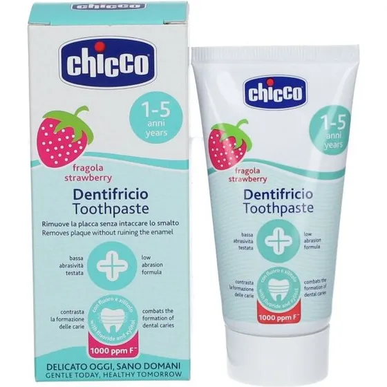 Chicco Jordbær Tandpasta 1–5 år 50 ml