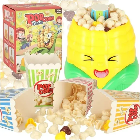 Popcornspil: Sjovt færdighedsspil til børn 4+ med popcornmaskine
