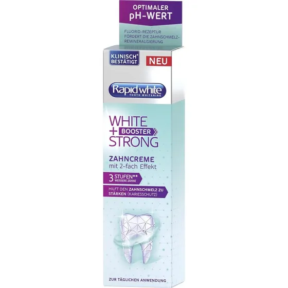 Rapid White WHITE+STRONG BOOSTER tandpasta 75 ml
