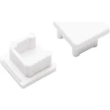 DIOFLEX SMART10 Endestykke med hul, hvid (2 stk.)