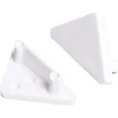 DIOFLEX CABI12 Endestykker - Hvid (2 stk.)