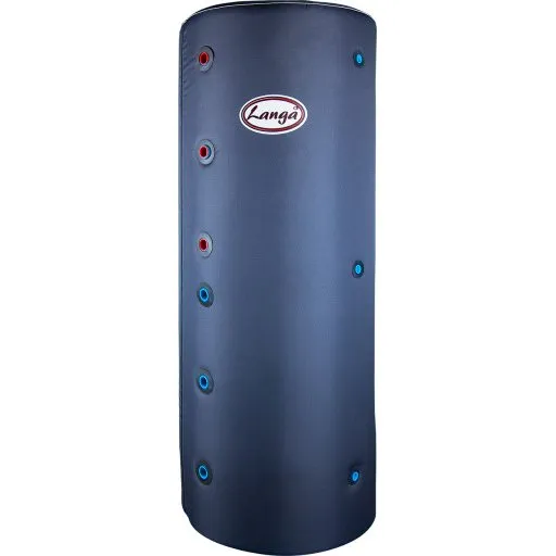 Langå buffertank, isoleret, 200 liter