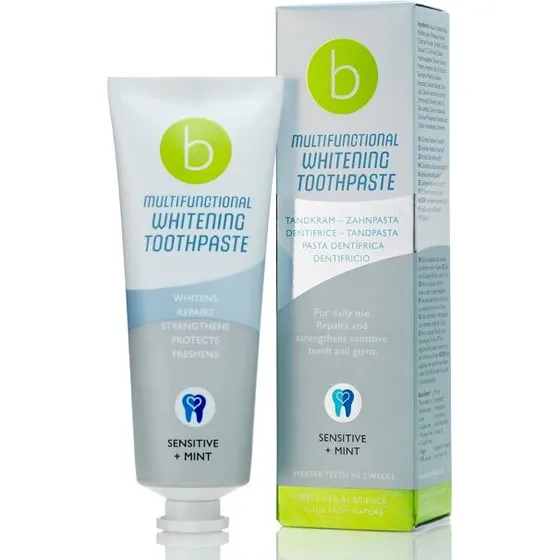 BECONFIDENT Whitening tandpasta til sensitive tænder, mint 75 ml