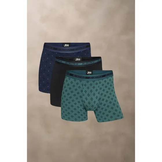 JBS 3-pack bambustights til herre - Assorterede farver