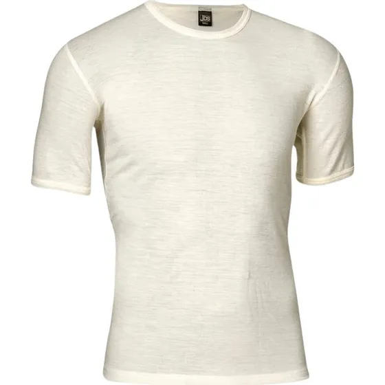 JBS T-shirt i 100% merino uld til mænd, hvid, XL
