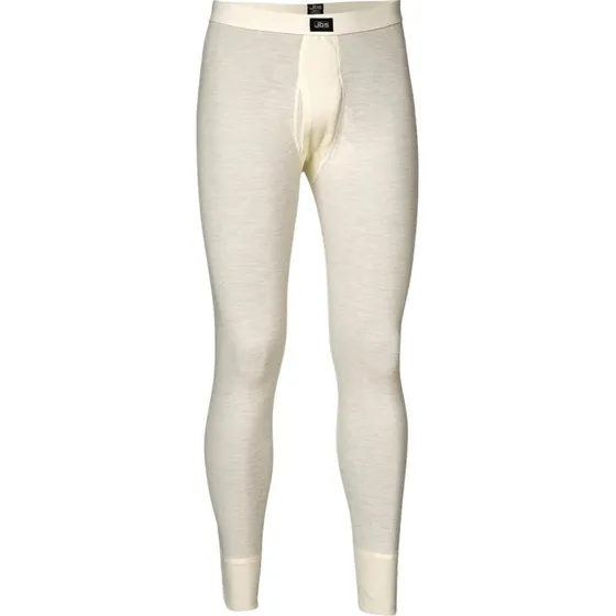 JBS Lange underbukser i 100% merino uld, hvid, 2XL