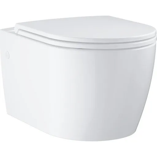 Grohe Start Round Ceramic væghængt toilet, hvid, uden skyllekant