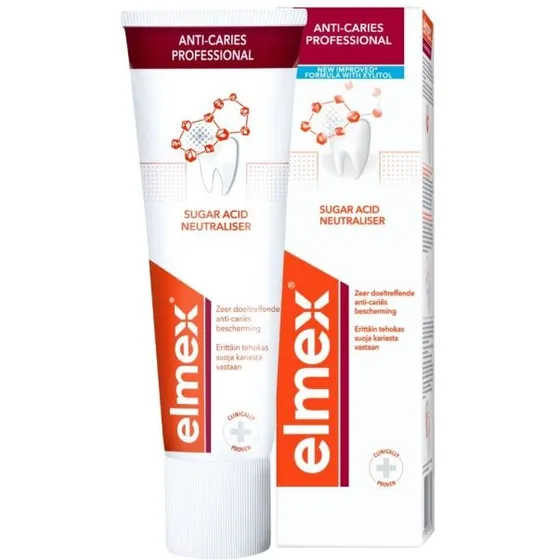 Elmex Kariesbeskyttelse Professional til tandregulering 8–18 år, 75 ml