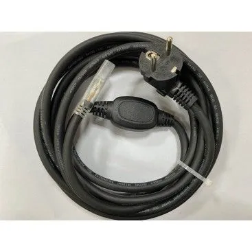 Stik til 230V LED strip (Type Q), IP67 vandtæt - inkl. endeprop