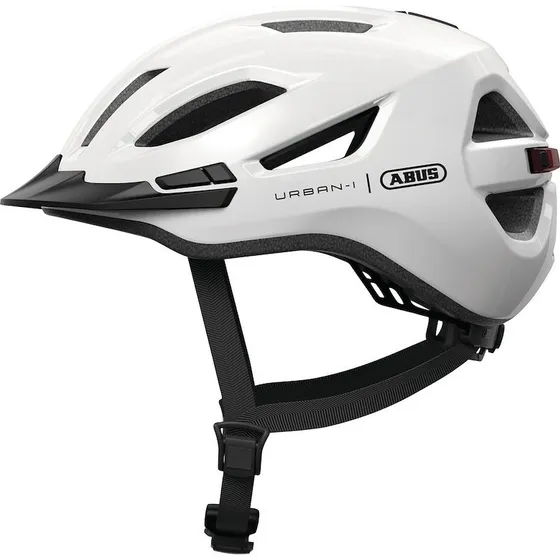 ABUS Urban-I 4.0 cykelhjelm - Shiny White - Small (51-55 cm)