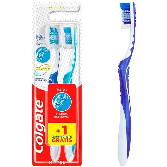 Colgate Total Allround Cleaning tandbørste 2 stk.