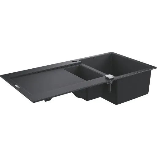 Grohe K500 køkkenvask, 100x50 cm, sort granit