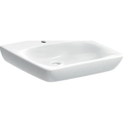 Geberit Renova Comfort håndvask, 55x55 cm, hvid
