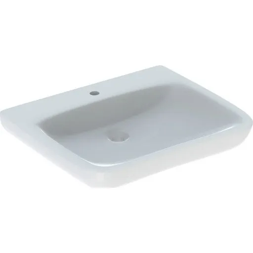 Geberit Renova Comfort håndvask, 65x55 cm, hvid