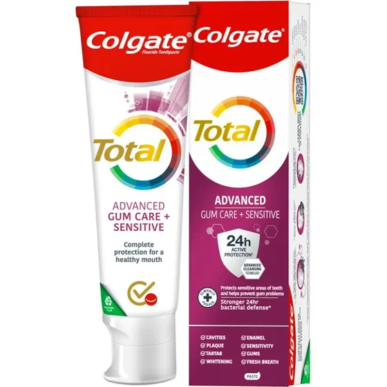 Colgate Total Advanced Gum Care + Sensitive tandpasta