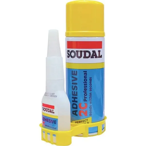 Soudal 2-komponent lim med aktivator, 50+200 ml