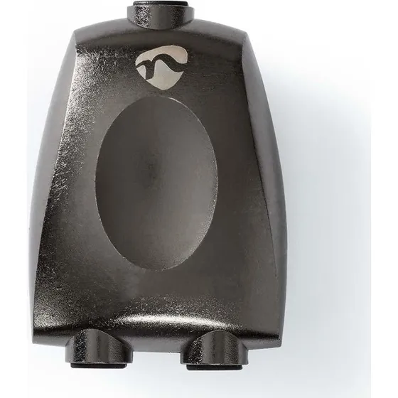 Nedis Toslink Splitter 1x2 - Aluminium Gun Metal Grå - CATB25940GY