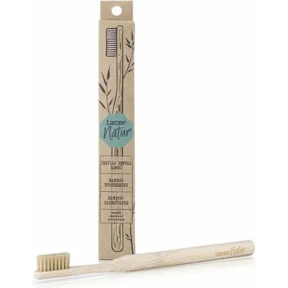 LACER Natur bambus tandbørste – 1 stk