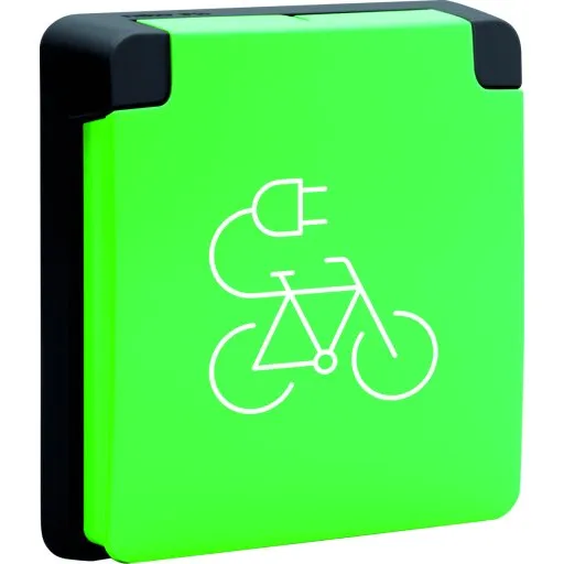 Hydro stikkontakt til elcykel, sort