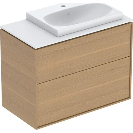 Ifö Sense Art møbelpakke med vask, eg, 88,8x69,4 cm