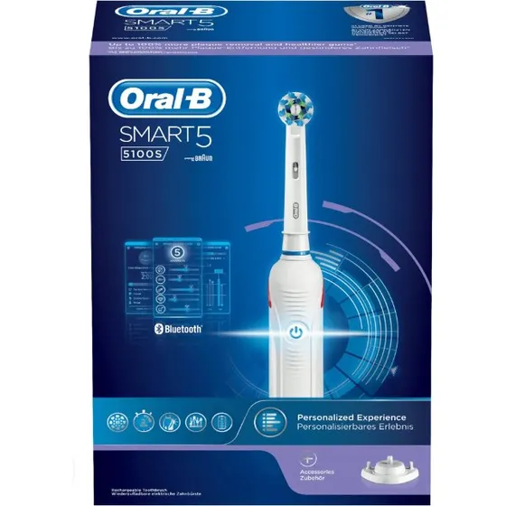 ORAL-B Smart5 5100S eltandbørste – hvid