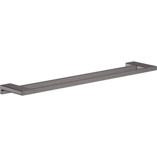 Hansgrohe AddStoris dobbelt håndklædestang, 64,8 cm, børstet sort krom