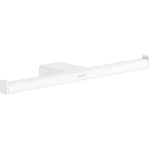Hansgrohe AddStoris toiletrulleholder, mat hvid, dobbelt