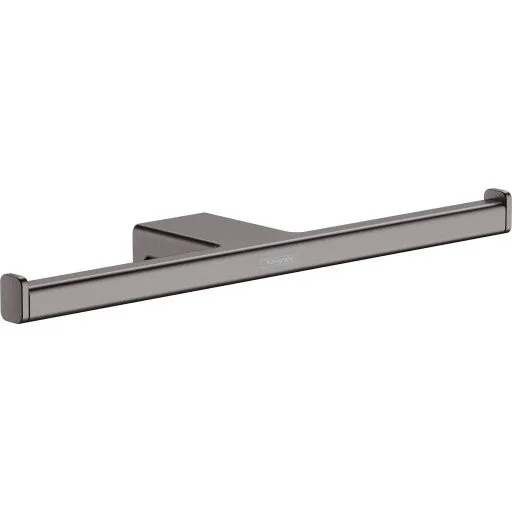 Hansgrohe AddStoris toiletrulleholder, børstet sort krom