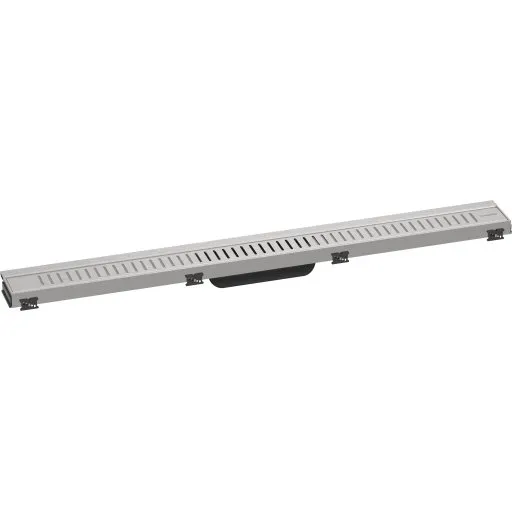 Hansgrohe RainDrain Match Individual afløbsrende, 900 mm, børstet stål