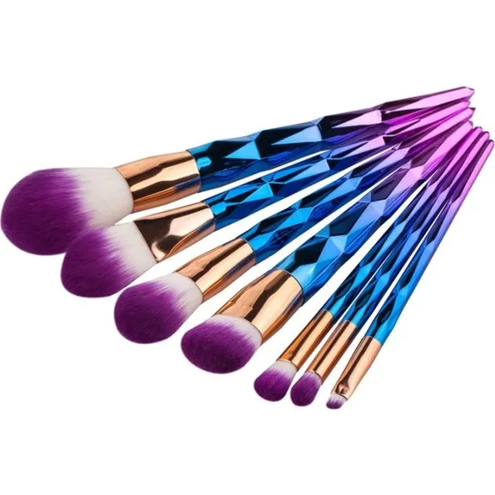 Diamond Professionelle Makeup-pensler, 7-pak