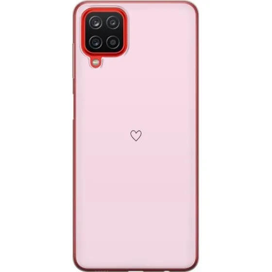 Samsung Galaxy A12 Mobilcover med Hjerte Motiv