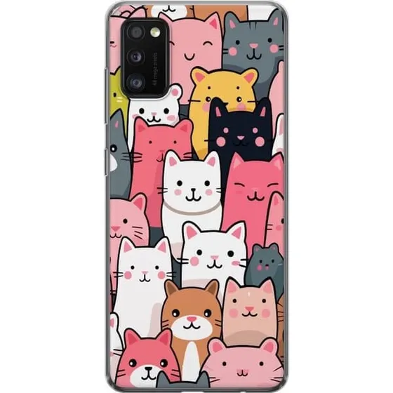 Samsung Galaxy A41 Mobilcover med Katte mønster