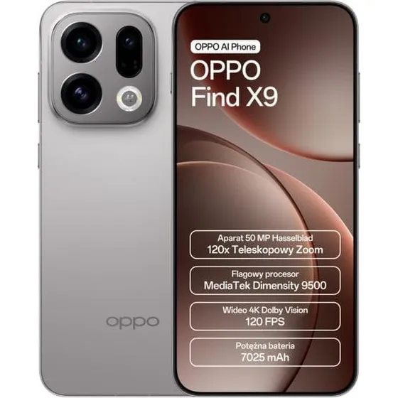 OPPO Find X9 5G 12GB 512GB Grå