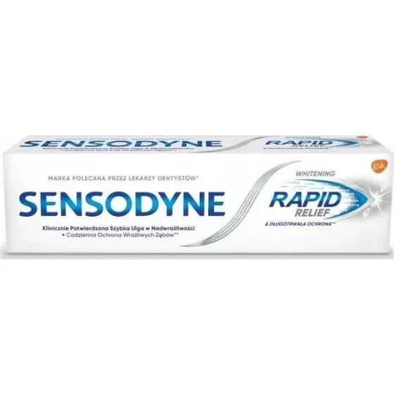 Sensodyne Rapid Relief Whitening tandpasta 75 ml