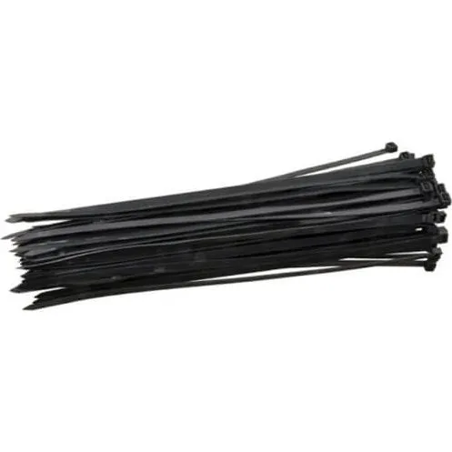 Strips / Kabelbinder 4,8x368mm sort - 100 stk.