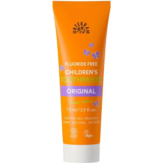Urtekram Børnetandpasta Original 75 ml, fluorfri