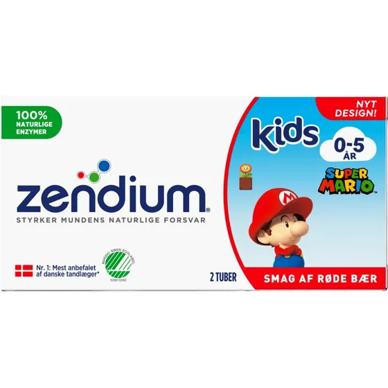 Zendium Kids 0-5 år Røde Bær 2 x 50 ml