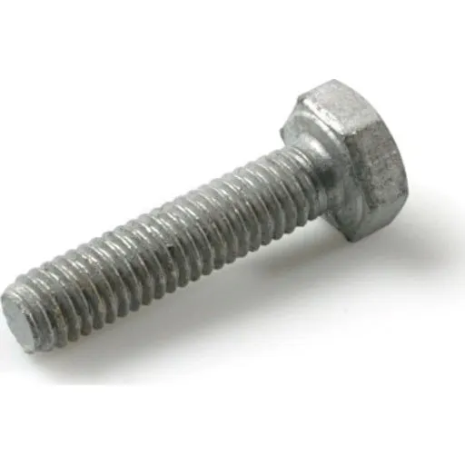 Sætskrue M8 x 40 mm, 6-kant, varmgalvaniseret, 200 stk.