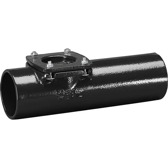 MA Renserør 65 mm, sort støbejern