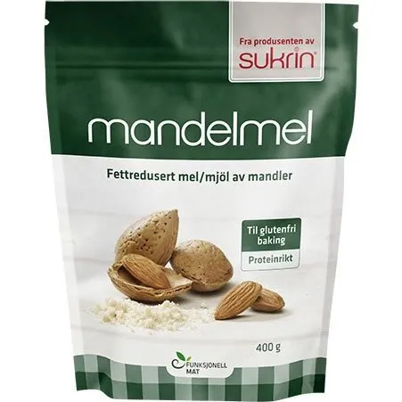 Sukrin Mandelmel Fedtreduceret 400g
