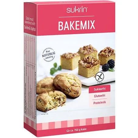 Sukrin glutenfri og sukkerfri bagemix 340g