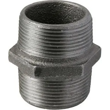 Brystnippel Sort 3/4" med udvendigt gevind