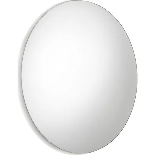 HeFe George spejl med lys, Ø90 cm