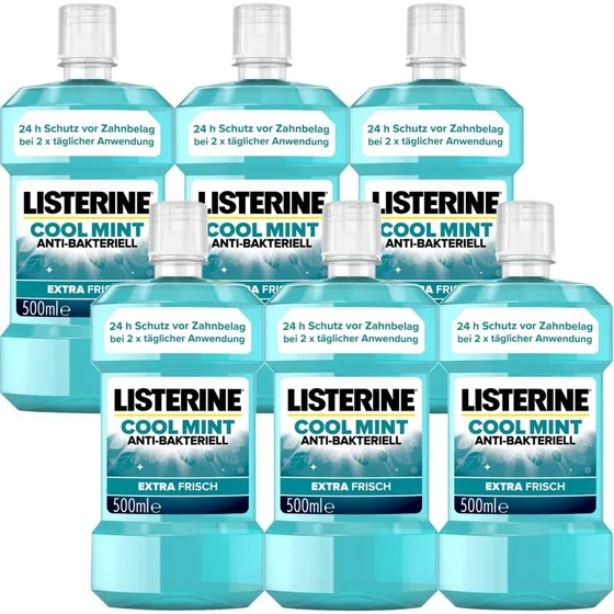 Listerine Cool Mint mundskyl 6 x 500 ml